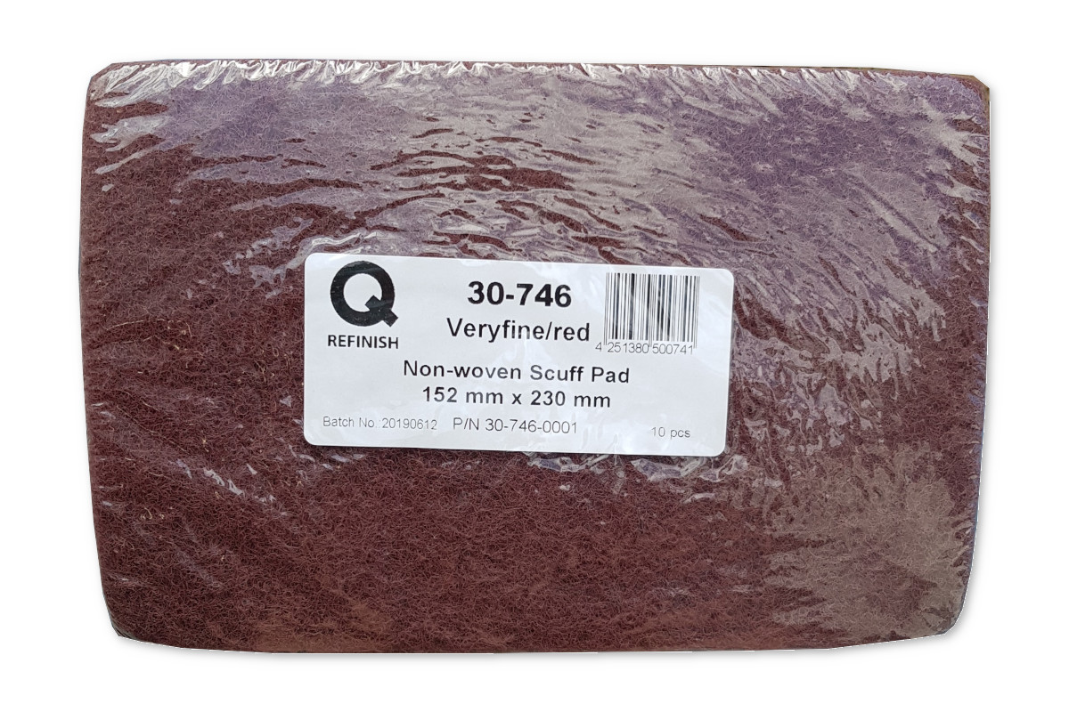 30-746 Slipe-Nylon 152 X 230 Mm Rød Very Fine