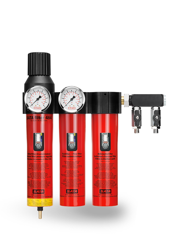 Filter 484 Triple-Stage S - Veggmontering