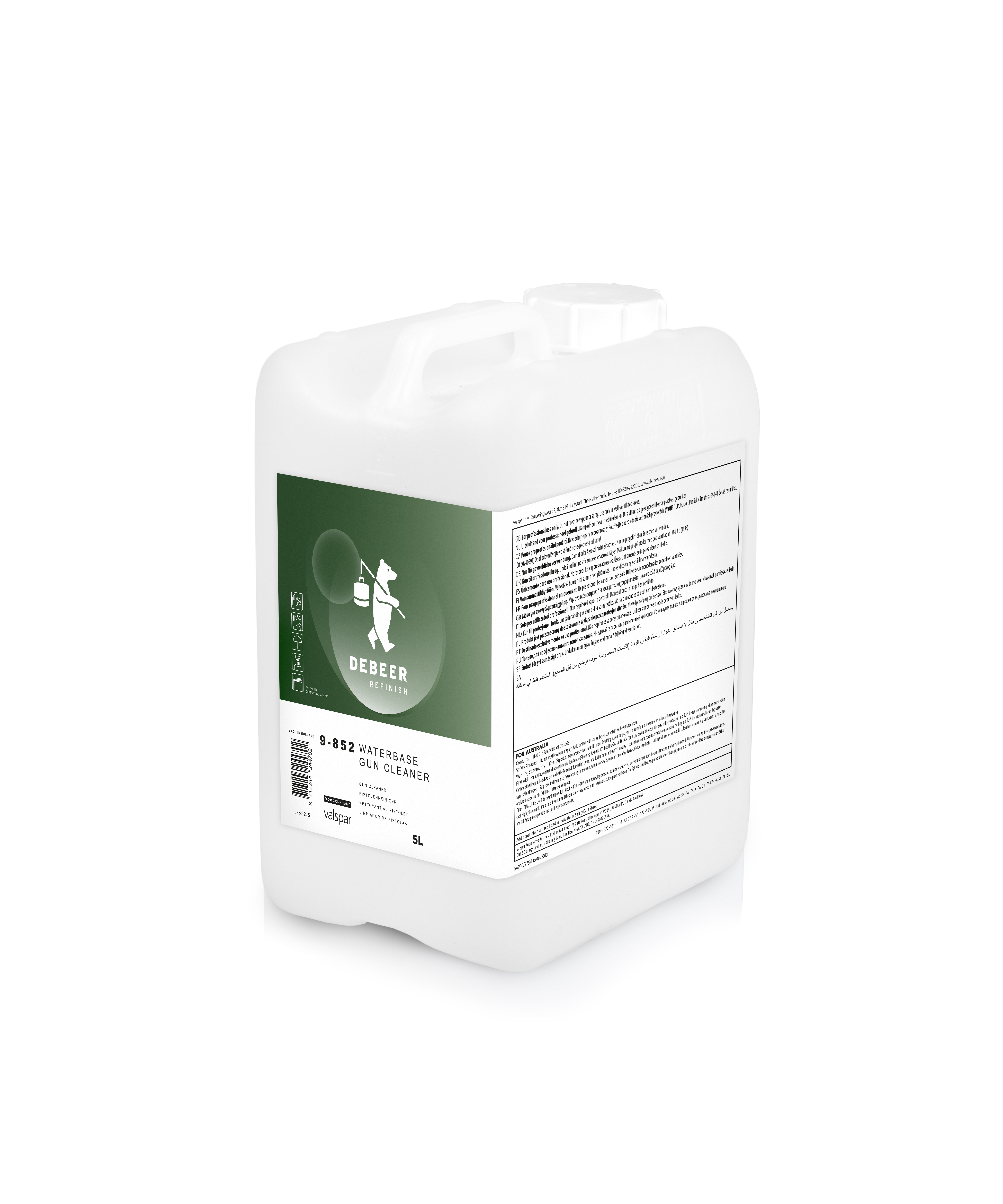 9-852 Vannbasert Gun Cleaner