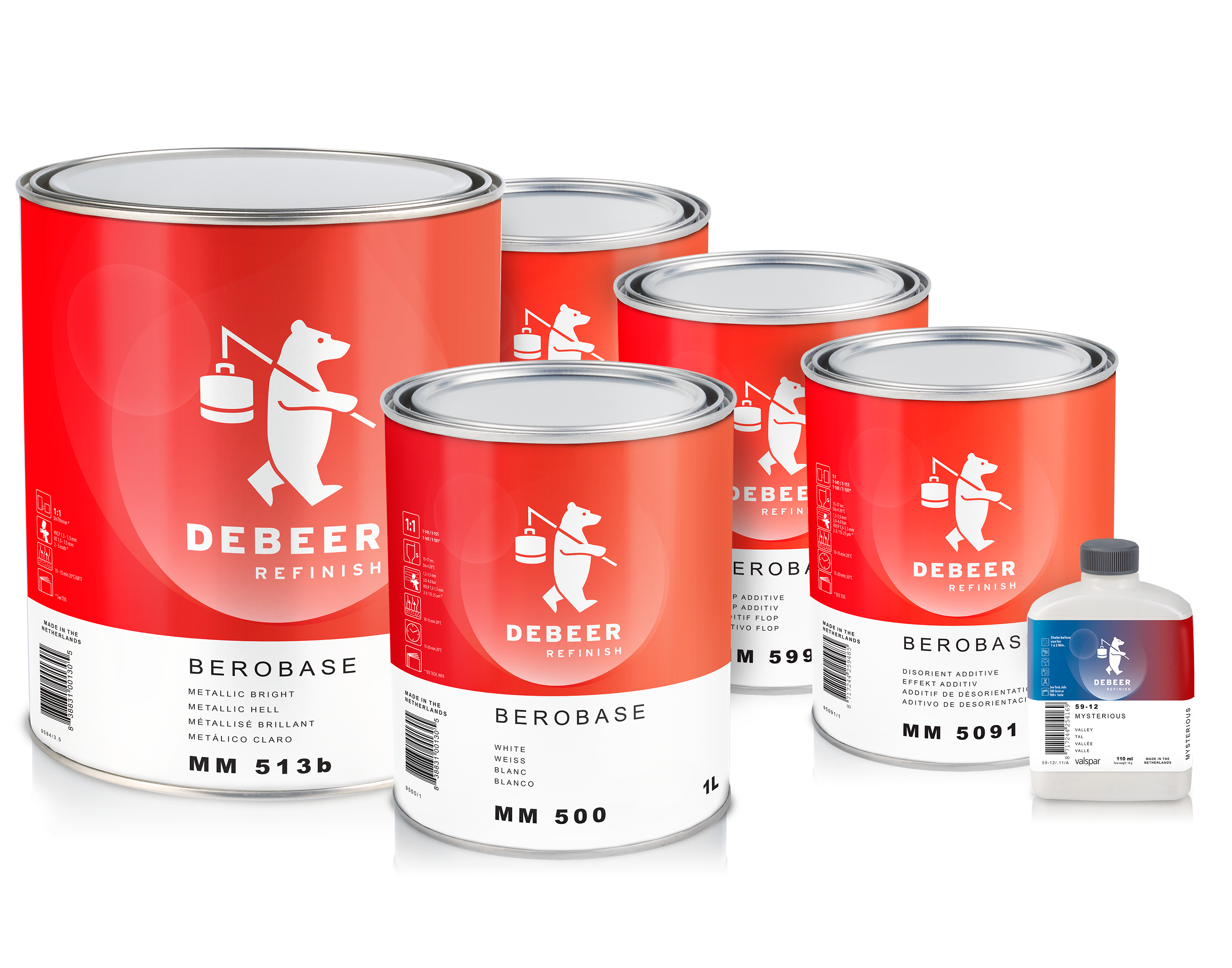 Berobase 500 Serie Farger