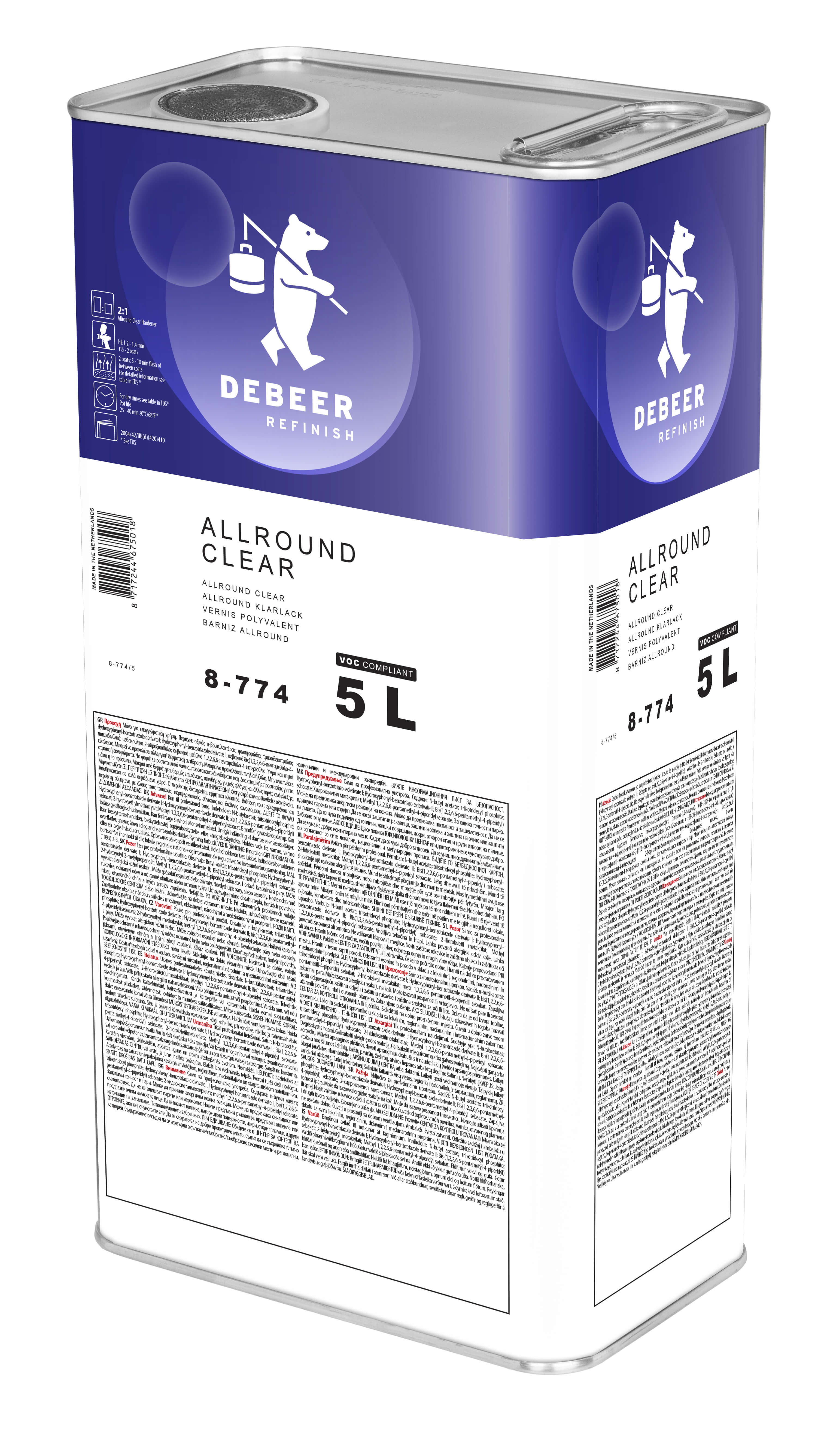 8-774 Allround Klarlakk