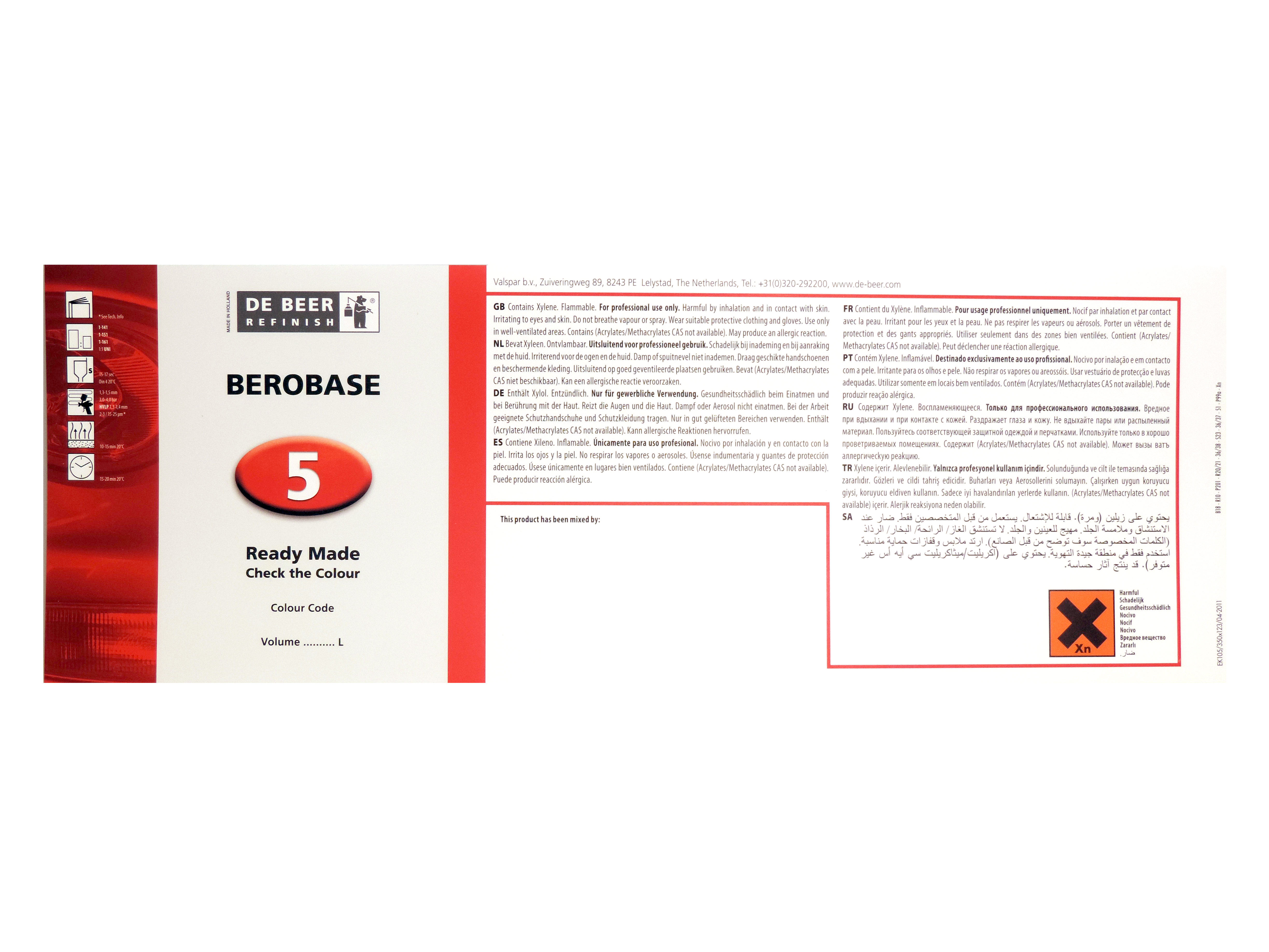 Ic/500 Etiket For Dåse