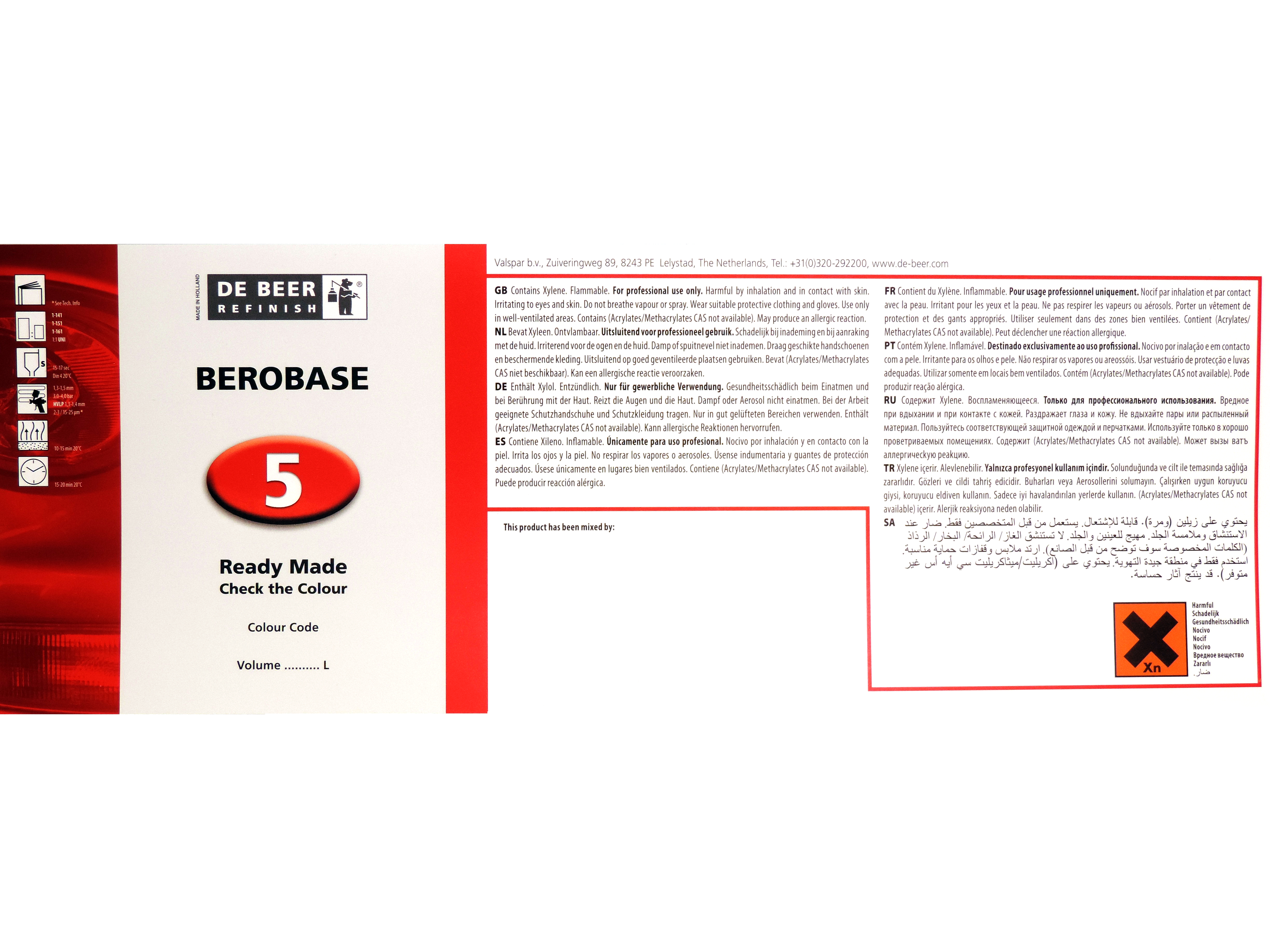 Debeer Ic/500 Etikett Til Boks