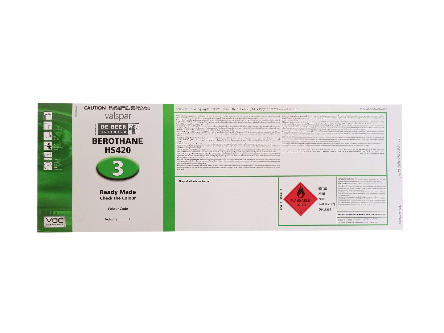 Serie 3000 Etiket Til Dåse