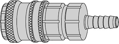 Series 320 eSafe Hose Connection 3/8 NBR